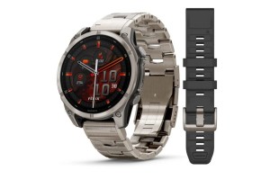 Garmin fēnix 8 47mm Sapphire titán tokkal, titán+szilikon szíjak