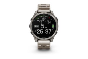 Garmin fēnix 8 47mm Sapphire titán tokkal, titán+szilikon szíjak