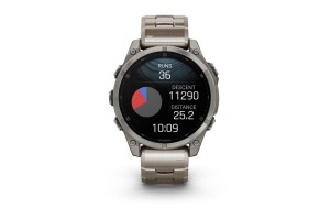 Garmin fēnix 8 47mm Sapphire titán tokkal, titán+szilikon szíjak
