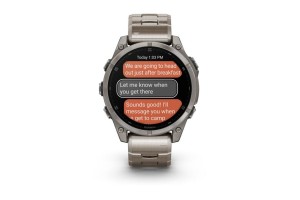 Garmin fēnix 8 47mm Sapphire titán tokkal, titán+szilikon szíjak