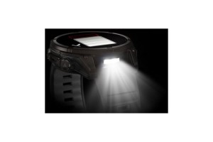 Garmin fēnix 8 47mm Solar – DLC titán, Sapphire, fekete szilikon szíj
