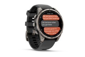 Garmin fēnix 8 Pro 47mm AMOLED Zafír Titán szilikon szíj