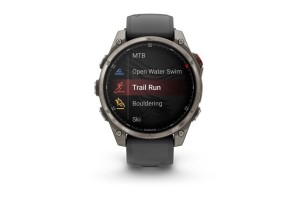Garmin fēnix 8 Pro 47mm AMOLED Zafír Titán szilikon szíj