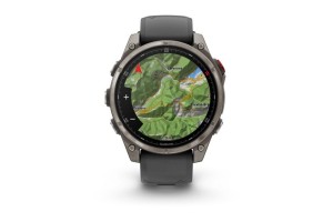 Garmin fēnix 8 Pro 47mm AMOLED Zafír Titán szilikon szíj