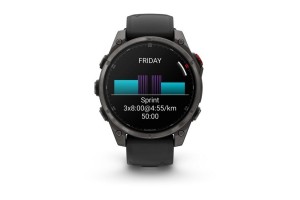Garmin fēnix 8 Pro 47mm AMOLED Zafír Titán szilikon szíj