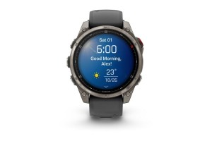 Garmin fēnix 8 Pro 47mm AMOLED Zafír Titán szilikon szíj