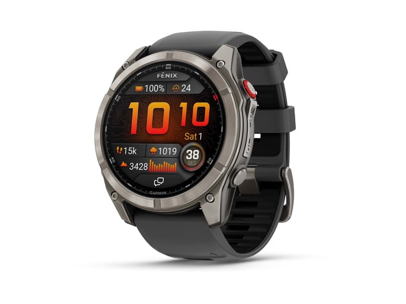 Garmin fēnix 8 Pro 51mm Sapphire Titán grafit szilikon szíj