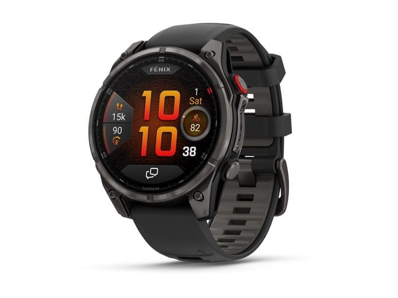 Garmin fēnix 8 Pro 47mm AMOLED zafír titán szilikon szíj