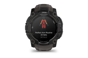 Garmin Instinct 3 50mm - fekete, sötétszürke szíj