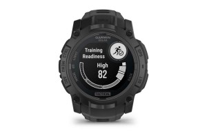 Garmin Instinct 3 Solar Tactical 50 mm — Fekete, szilikon szíj