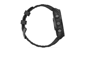 Garmin fēnix 8 47mm, sötétszürke tok, fekete szilikon szíj