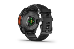 Garmin fēnix 8 47mm, sötétszürke tok, fekete szilikon szíj