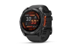 Garmin fēnix 8 51mm – sötétszürke tok, fekete szilikon szíj