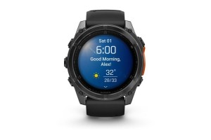Garmin fēnix 8 51mm – sötétszürke tok, fekete szilikon szíj