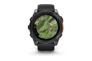 Garmin fēnix 8 51mm – sötétszürke tok, fekete szilikon szíj