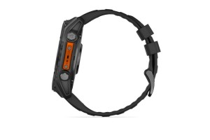 Garmin fēnix 8 51mm – sötétszürke tok, fekete szilikon szíj
