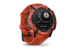 Garmin Instinct 2X Solar piros okosóra