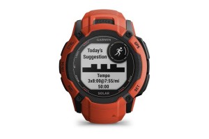 Garmin Instinct 2X Solar piros okosóra