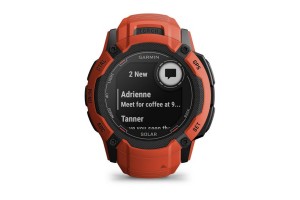 Garmin Instinct 2X Solar piros okosóra