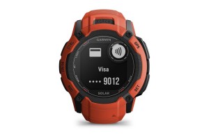 Garmin Instinct 2X Solar piros okosóra