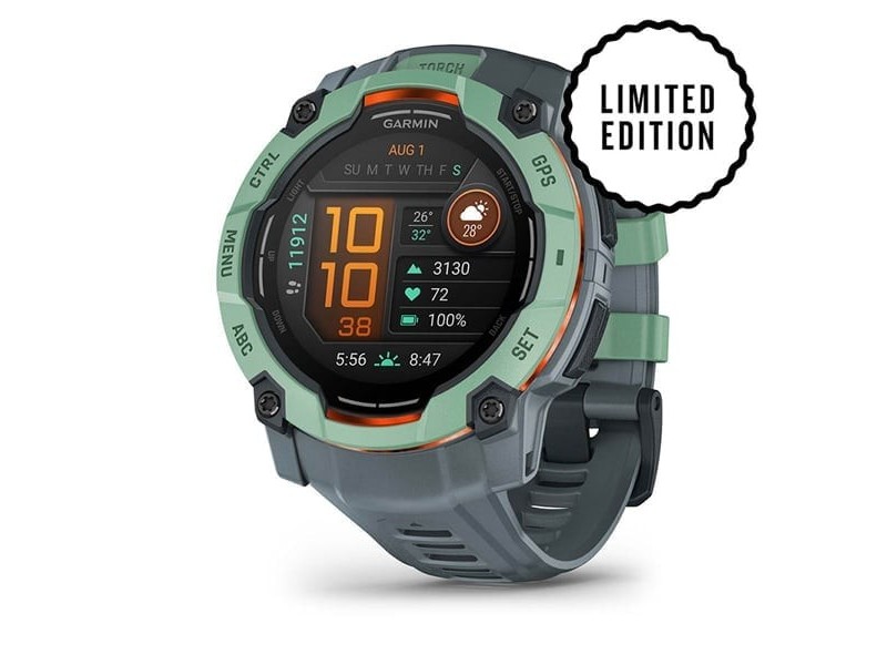 Garmin Instinct 3 50mm AMOLED Tropic szürke szíj