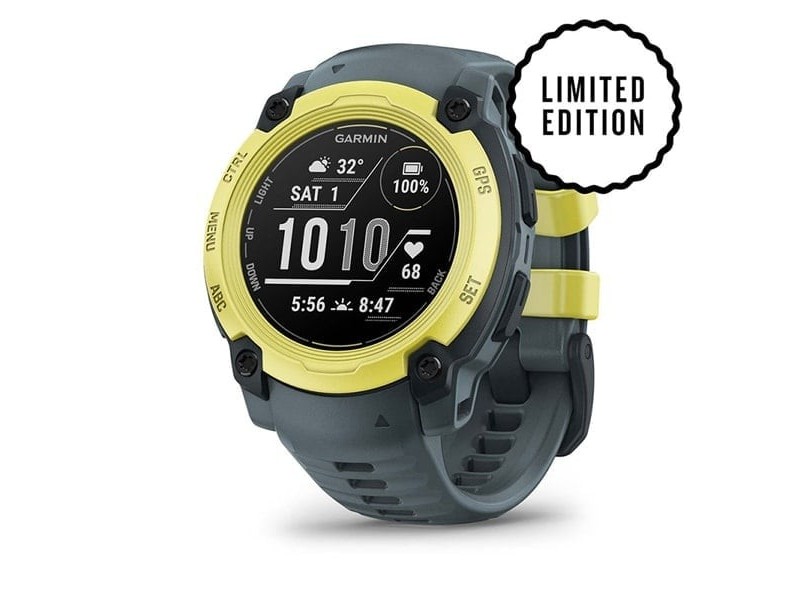 Garmin Instinct E 40 mm – sárga óratest, szürke szíj