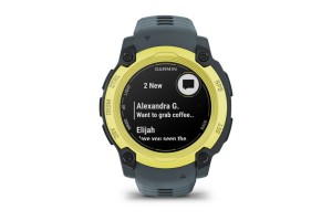 Garmin Instinct E 40 mm – sárga óratest, szürke szíj