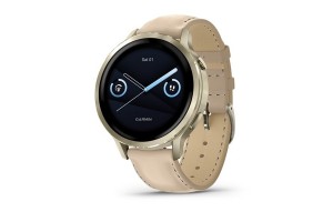Garmin Venu 4 41 mm Lunar Gold – csontszín szíj