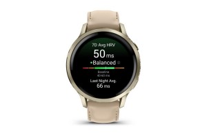 Garmin Venu 4 41 mm Lunar Gold – csontszín szíj