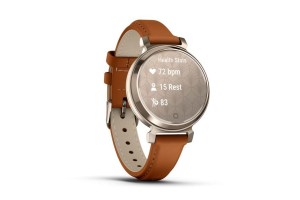 Garmin Lily 2 Classic krémarany, világosbarna bőr szíj