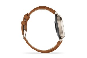Garmin Lily 2 Classic krémarany, világosbarna bőr szíj