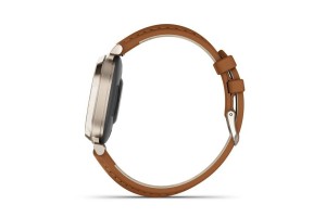 Garmin Lily 2 Classic krémarany, világosbarna bőr szíj