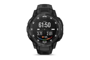 Garmin Instinct Crossover AMOLED Tactical fekete szilikon szíj
