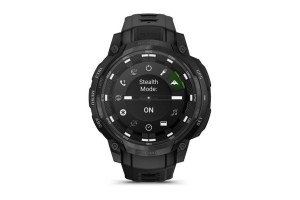 Garmin Instinct Crossover AMOLED Tactical fekete szilikon szíj
