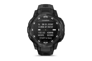 Garmin Instinct Crossover AMOLED Tactical fekete szilikon szíj