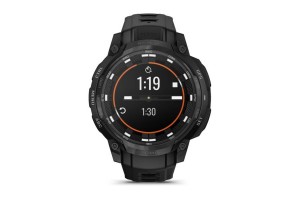 Garmin Instinct Crossover AMOLED Tactical fekete szilikon szíj
