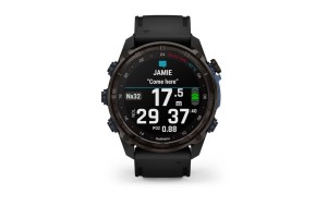 Garmin Descent Mk3i 51 mm Carbon DLC titán fekete szilikon szíj