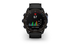 Garmin Descent Mk3i 51 mm Carbon DLC titán fekete szilikon szíj