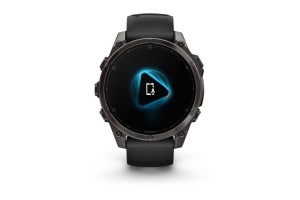 Garmin fēnix 8 47mm AMOLED Sapphire, DLC titán, fekete szíj