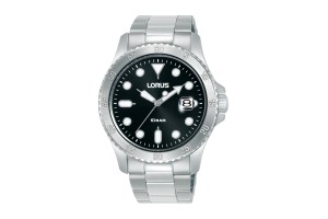 LORUS RS965DX9 férfi sportóra, nemesacél szíj, 42 mm