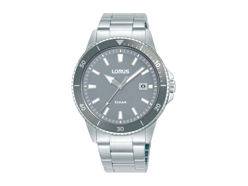 LORUS RH907SX9 férfi sport karóra, 40 mm, nemesacél szíj