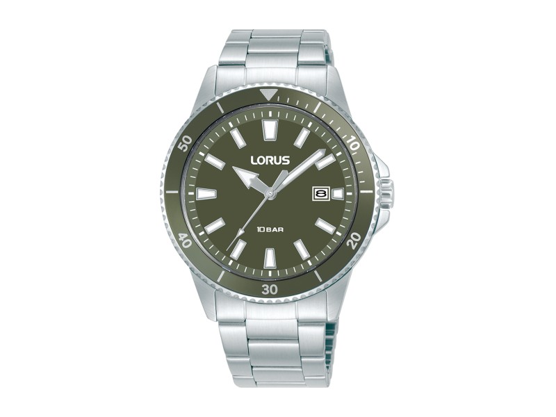 LORUS RH903SX9 férfi karóra, 40 mm, nemesacél szíj