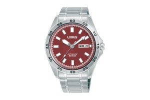 LORUS RL425CX9 férfi mechanikus karóra, nemesacél szíj