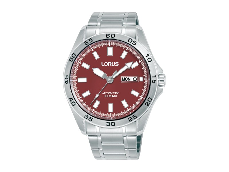 LORUS RL425CX9 férfi mechanikus karóra, nemesacél szíj