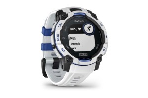 Garmin Instinct 3 Solar 45 mm – homokkő/kék szíj