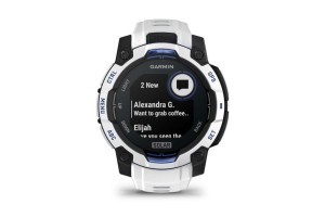 Garmin Instinct 3 Solar 45 mm – homokkő/kék szíj