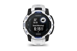 Garmin Instinct 3 Solar 45 mm – homokkő/kék szíj