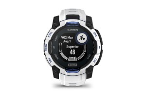 Garmin Instinct 3 Solar 45 mm – homokkő/kék szíj
