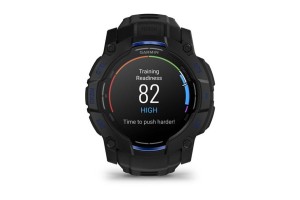 Garmin Instinct 3 50 mm AMOLED - fekete/kék szilikon szíj