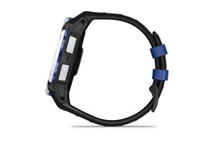 Garmin Instinct 3 Solar 50 mm homokkő – fekete/kék szíj